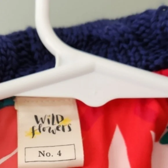 Wildflowers Size 4 Or 4t Winter Coat Jacket Smocked Brand Wild Flowers - Picture 2 of 4